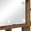 vidaXL Veidrodžio spinta su lentyna Sena mediena 91 x 15 x 76,5 cm