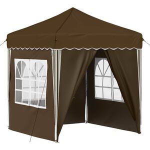vidaXL Pop-up &scaron;ventinis palapinė 195 x 195 x 245 cm Taupe