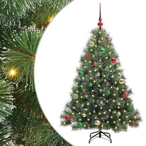 vidaXL Dirbtinė Kalėdų eglutė su 150 LED Žalia 150 cm PE ir PVC