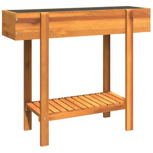 vidaXL Auk&scaron;tas sodo lovelis, 90x30x75cm, akacijos medienos masyvas