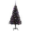 vidaXL Kalėdų eglutė Juoda 150 cm PVC