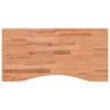vidaXL Ra&scaron;omojo stalo stalvir&scaron;is, 80x(36&ndash;40)x2,5cm, bukmedžio masyvas