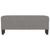 vidaXL Suoliukas, tamsiai pilkos spalvos, 100x35x41cm, audinys