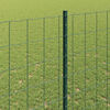 vidaXL Tvora su stulpais Žalia 1,4 x 10 m Plienas ir PVC