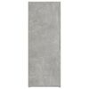 vidaXL &Scaron;oninė spintelė, betono pilka, 80x30x80cm, apdirbta mediena
