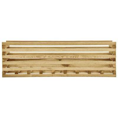 vidaXL Aukštas sodo lovelis, 120x40x38,5cm, impregnuota pušies mediena