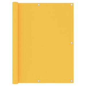 vidaXL Balkono pertvara, geltonos spalvos, 120x500cm, oksfordo audinys