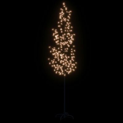 vidaXL LED medis su vyšnių žiedais, 300cm, 368 šiltos baltos LED