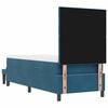 vidaXL Kiemas lova su čiužiniu Tamsi mėlyna 80 x 200 cm Aksomas