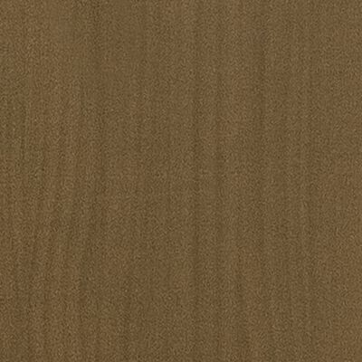vidaXL Lovos rėmas, medaus rudos spalvos, 140x200cm, pušies masyvas