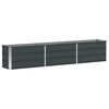 vidaXL Lovelis Antracitas 240 x 40 x 45 cm Plienas