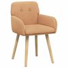 vidaXL Valgomojo kėdės 2 pcs Boucl&eacute; Smėlio 59 x 57 x 85 cm