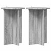 vidaXL Augalų stovas 2 pcs Pilka sonoma ąžuolo &Oslash;40 x 60 cm