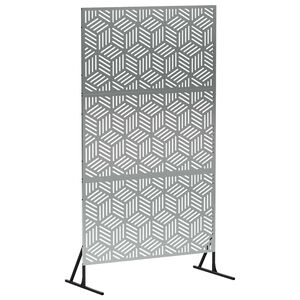 vidaXL Privatumo žaliuzės 100 x 50 x 180 cm Galvanizuotas plienas
