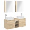 vidaXL Vonios baldų rinkinys 5 pcs Sonoma ąžuolas