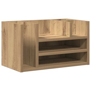 vidaXL Darbo stalo organizatorius Artisano ąžuolo 44,5 x 24 x 25 cm