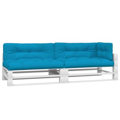 vidaXL Palečių pagalvėlės, 5vnt., mėlynos spalvos, audinys