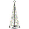 vidaXL LED spiralinė Kalėdų eglutė su pagrindu EKENAS 180 cm 220 LED