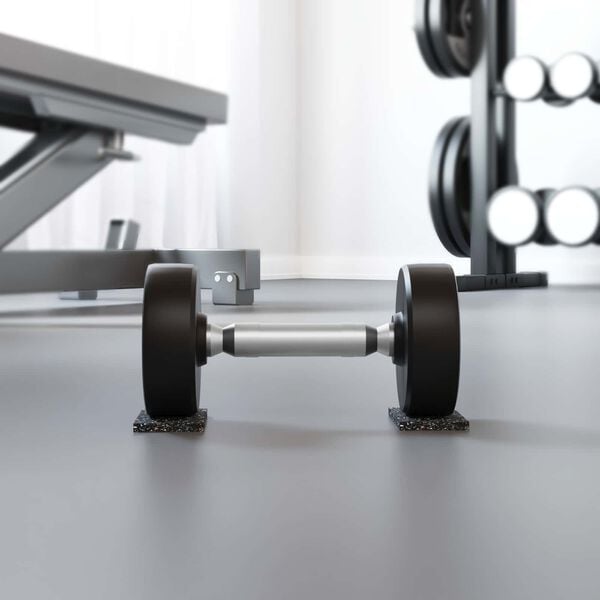 vidaXL Gumos volas Juoda Guma