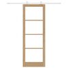 vidaXL Slankios durys ORKDAL Natūrali 83 x 232 cm