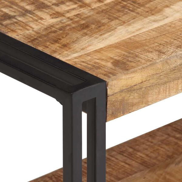 vidaXL TV spintelė, 120x30x40cm, neapdorotos mango medienos masyvas