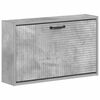 vidaXL Sieninis batų kabinetas HAARLEM 71 x 17 x 43 cm Betono pilka