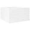 vidaXL Sodo lovelis, baltas, 80x80x46cm, pu&scaron;ies medienos masyvas