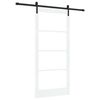 vidaXL Slankios durys ORKDAL Balta ir juoda 93 x 202 cm