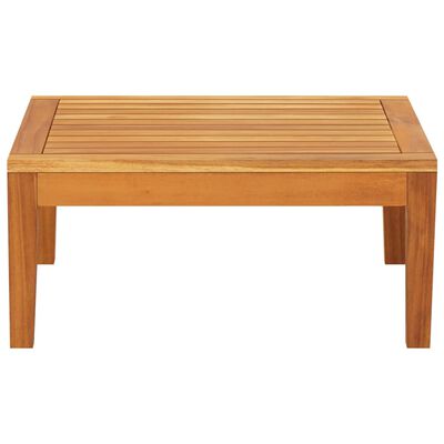vidaXL Sodo stalas, 64x64x29cm, akacijos medienos masyvas