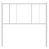 vidaXL Metalinis galvūgalis, baltos spalvos, 90cm