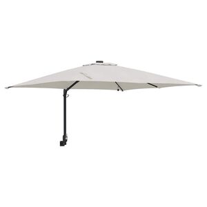 vidaXL Sodo skėtis Smėlio 248,5 x 247,5 x 160 cm