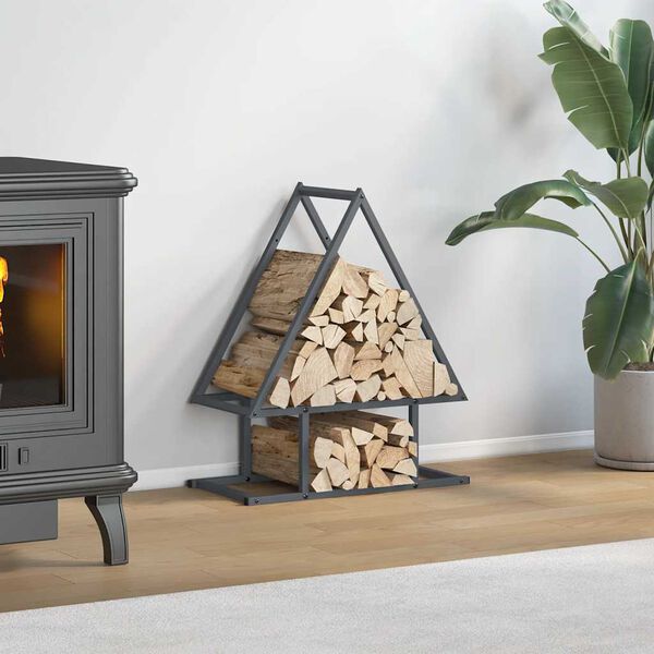 vidaXL Malkų lentyna, antracitas, 50x25x60cm, šaltai valcuotas plienas