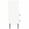 vidaXL &Scaron;oninė spintelė, baltos spalvos, 34,5x34x90cm, apdirbta mediena