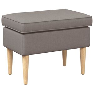 vidaXL Pėdų staliukas Taupe 55 x 35 x 41 cm