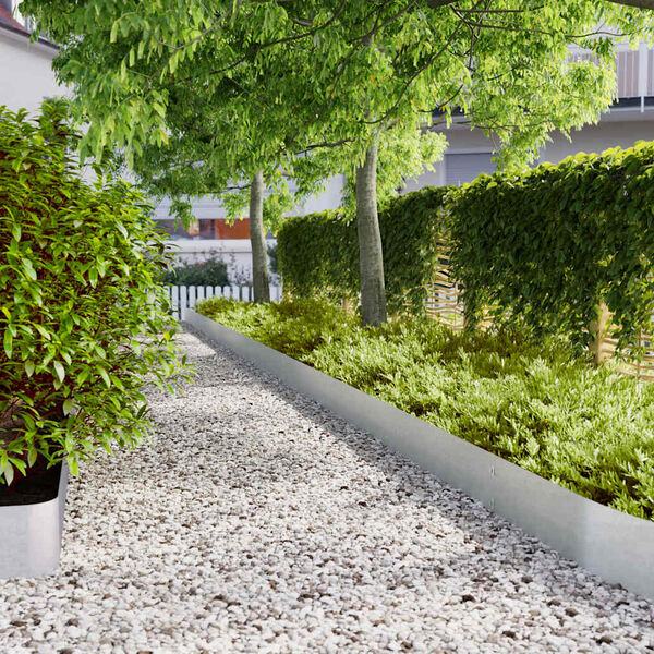 vidaXL Vejos apvadai 30 vnt 20x103 cm Cinkuotas plienas