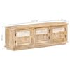 vidaXL Televizoriaus spintelė, 120x30x40cm, mango medienos masyvas