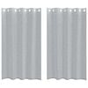 vidaXL Voile Užuolaida 2 vnt. Tamsiai pilka 175 x 140 cm Poliesteris