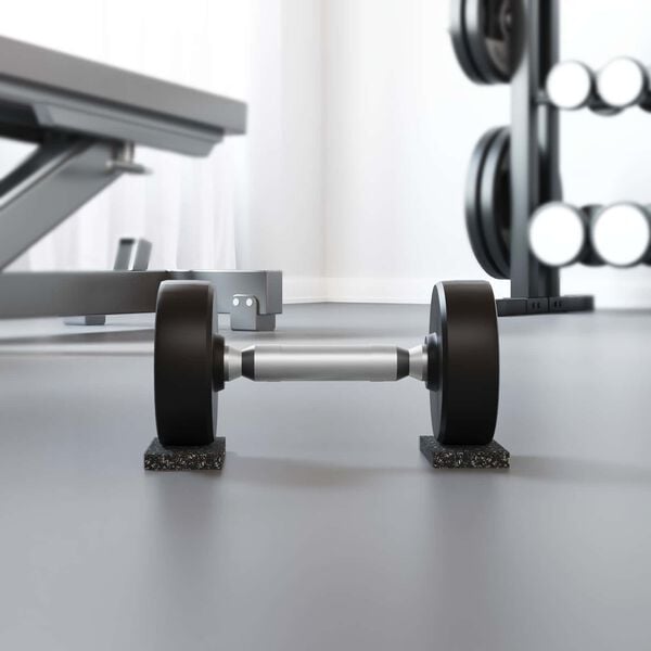 vidaXL Gumos volas Juoda Guma