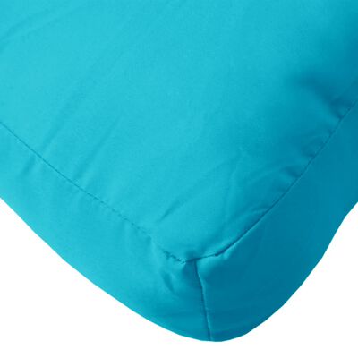 vidaXL Paletės pagalvėlė, turkio spalvos, 80x80x12cm, audinys
