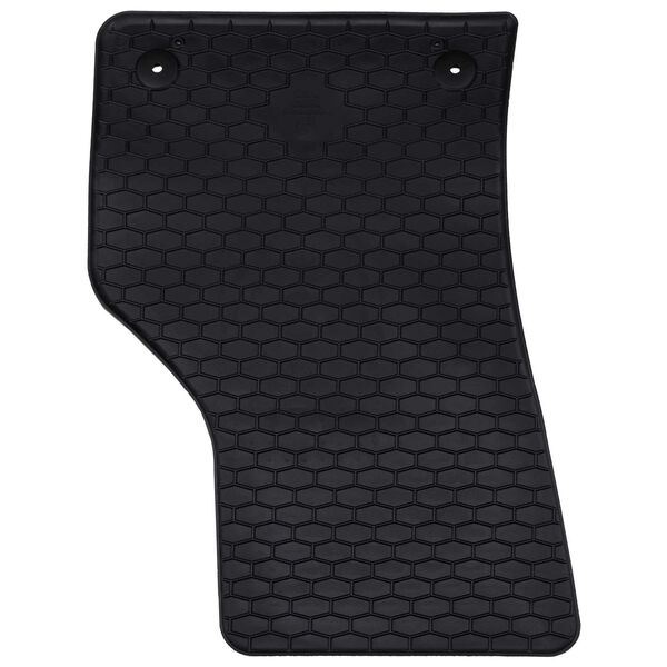 vidaXL Automobilių kilimėlis 4 pcs Juoda Guma