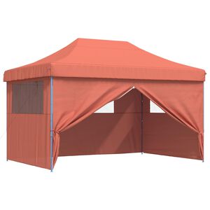 vidaXL &Scaron;ventės palapinė 292 x 440 x 315 cm Terakotos Oksfordo audinys