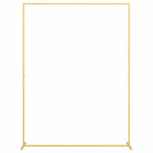 vidaXL Vestuvinis Arklys Auksinė 150 x 49,5 x 200 cm Plienas