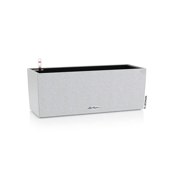 LECHUZA Lovelis BALCONERA Stone 50 ALL-IN-ONE, kvarco baltos spalvos