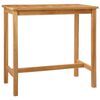 vidaXL Baro stalas Natūrali 110 x 60 x 105 cm Kietasis teak