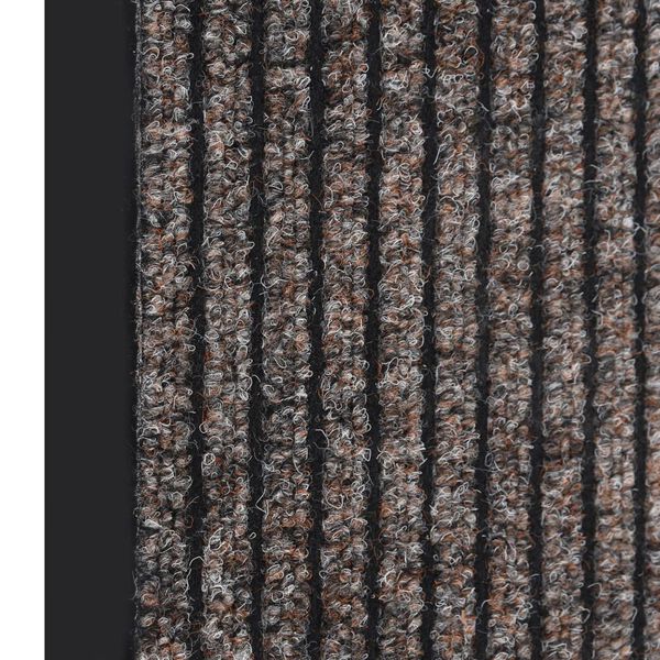 vidaXL Durų kilimėlis, smėlio spalvos, 40x60cm, dryžuotas