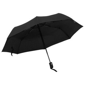vidaXL Automatinis sulankstomas skėtis, juodos spalvos, 95cm