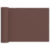 vidaXL Balkono privatumo ekranas 180 x 500 cm Polyester Ruda