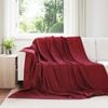 vidaXL Mesti antklodės 24 pcs Bordo raudona 240 x 220 cm Flysas