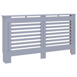 vidaXL Radiatoriaus uždangalas, antracito spalvos, 152x19x81,5cm, MDF