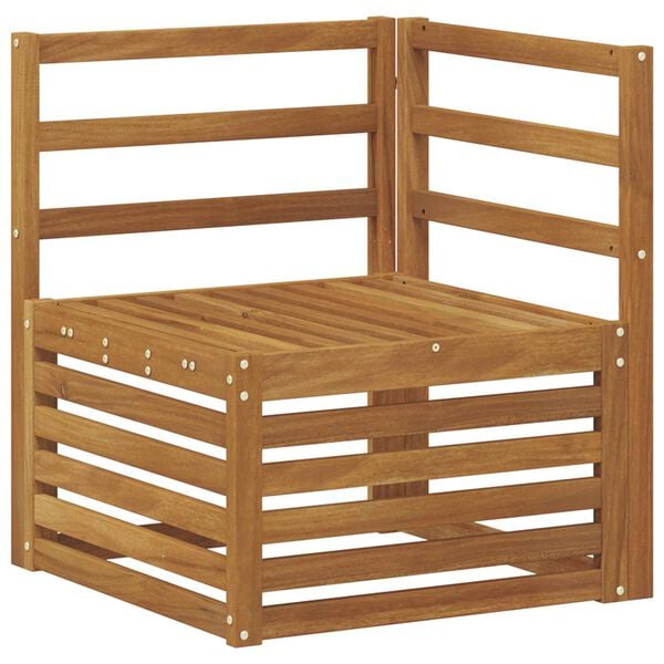 vidaXL Sofų komplektai 6 pcs Natūrali Kietos akacijos mediena